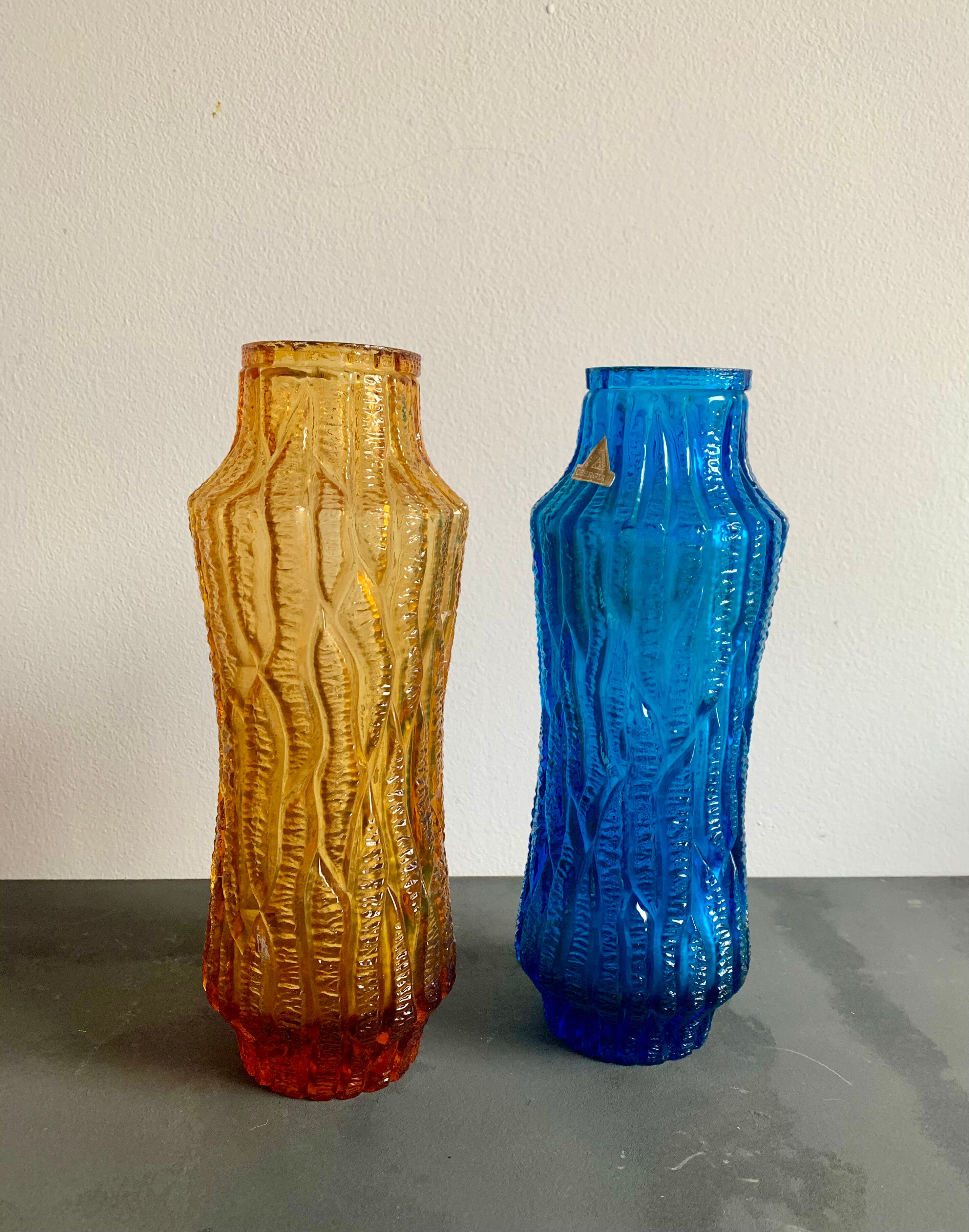 Pair of vintage vases, 1970s