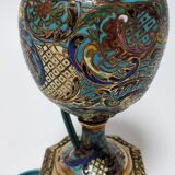Cloisonné enamel lamp foot