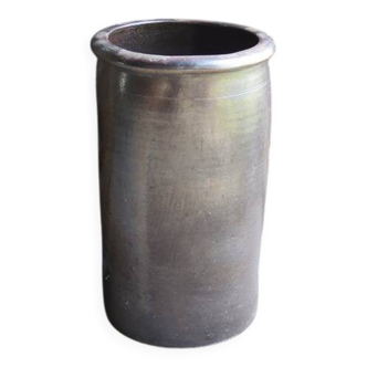 Ancien Pot en Grès Saloir XL H 50 cm
