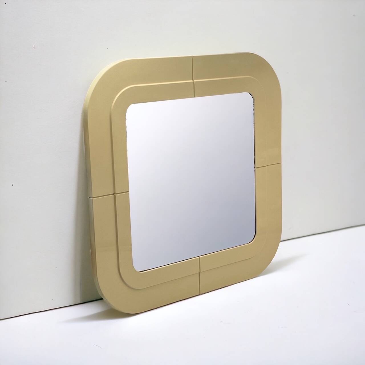 Vintage Kartell mirror designed by Anna Castelli in the 1960s.