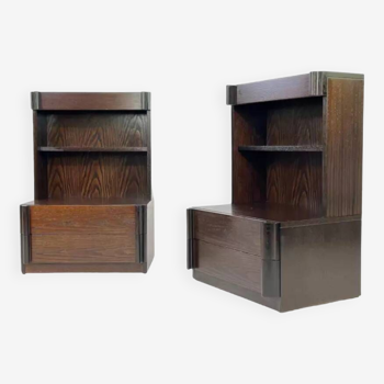 Pair of Scandinavian style bedside tables