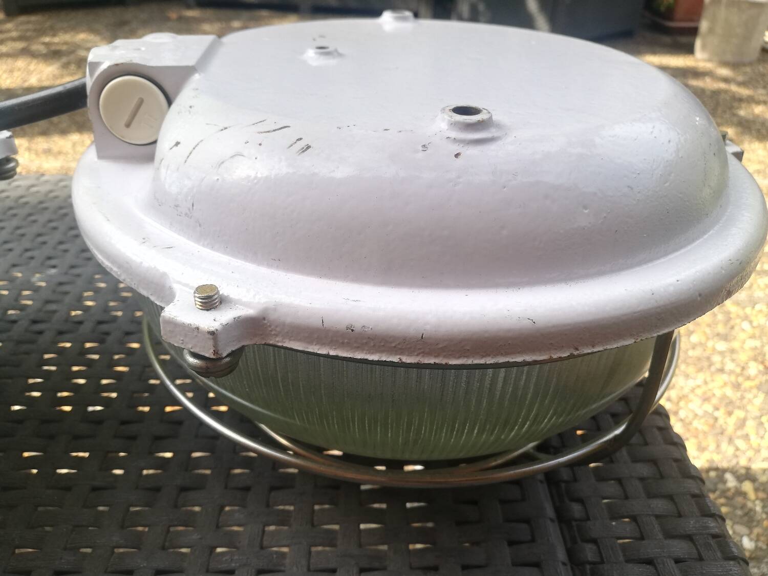 Set of 2 porthole wall lights