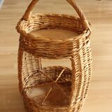 Handmade wicker bottle holder