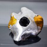 Brutalist pocket emptier by Art3, bronze and aluminum 1970, Spain