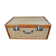 Wicker trunk braided lock and handle
