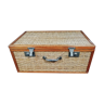 Wicker trunk braided lock and handle