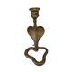 Vintage brass cobra candlestick, 1970s