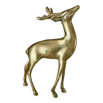 Vintage Brass Stag