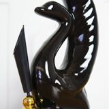 Ceramic "Black swan" pen holder