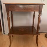 Pretty marquetry side table