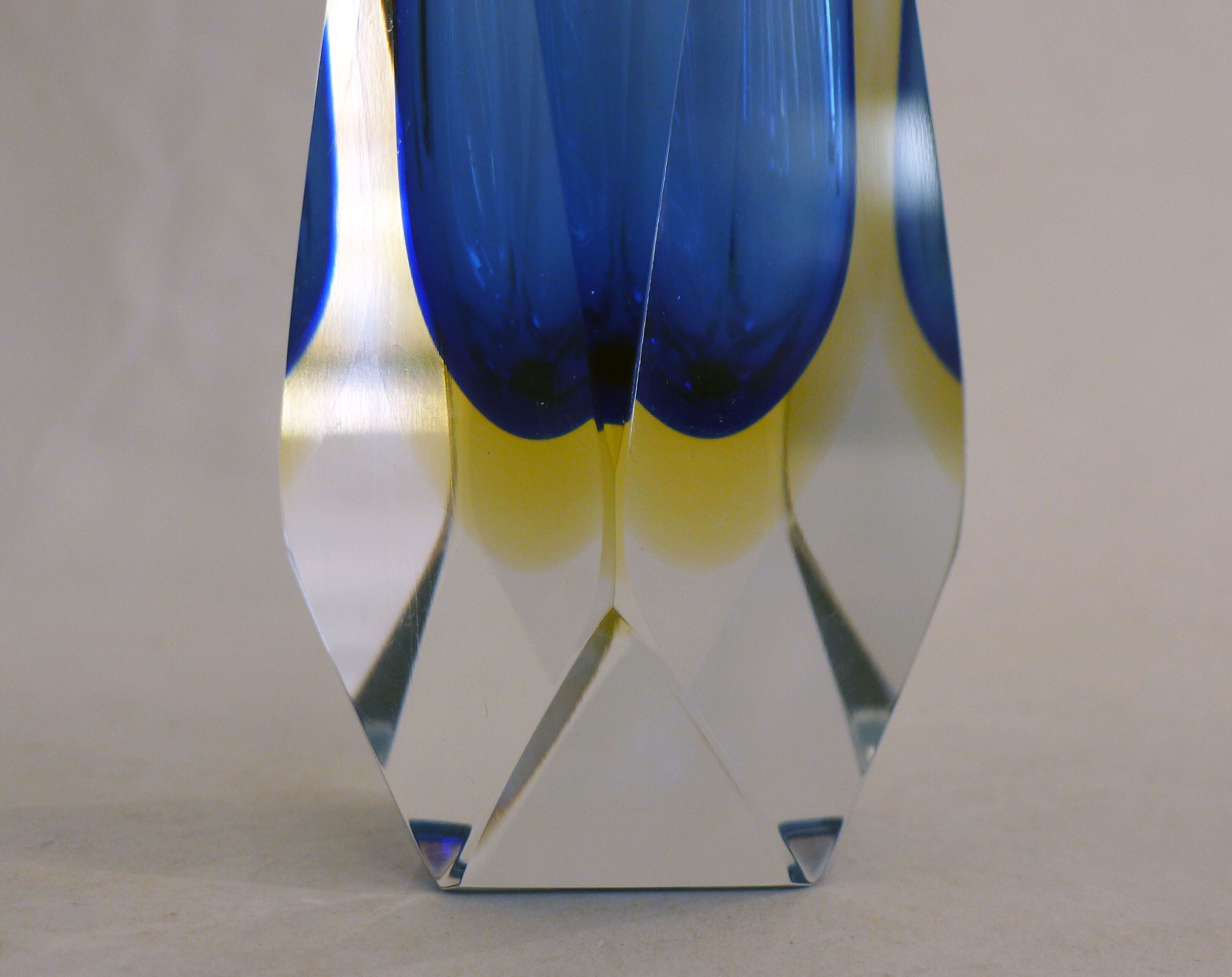Murano Sommerso Vase F. Poli