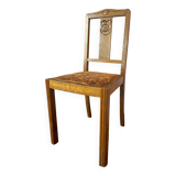 Art Deco leather chair
