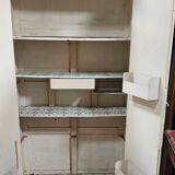 Vintage Parisian Armoire Painted in White