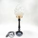 Art Deco torch lamp with flame globe and Napoleon III base - torch lamp