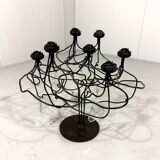 Large brutalist candalabra candle holder 1980’s