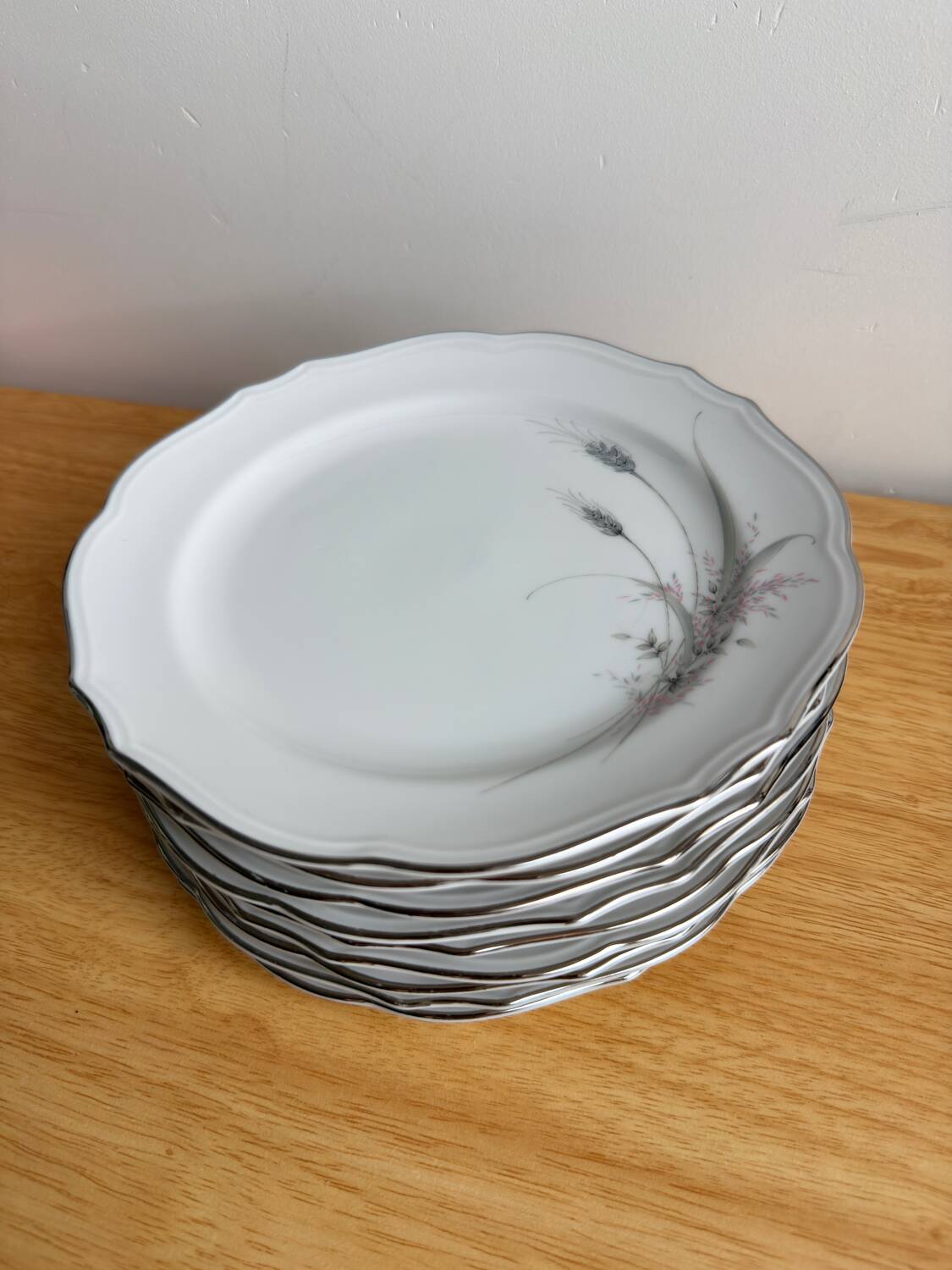 Set of 9 dessert plates – Winterling Röslau Bavaria porcelain, v