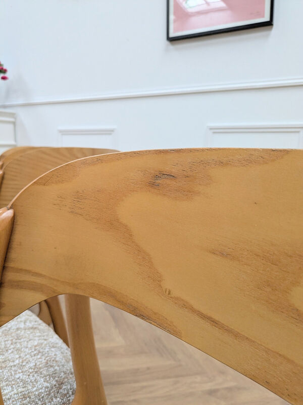 Lot de 4 chaises Baumann Traîneau
