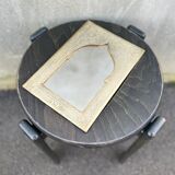Moroccan brass mirror 19x28cm