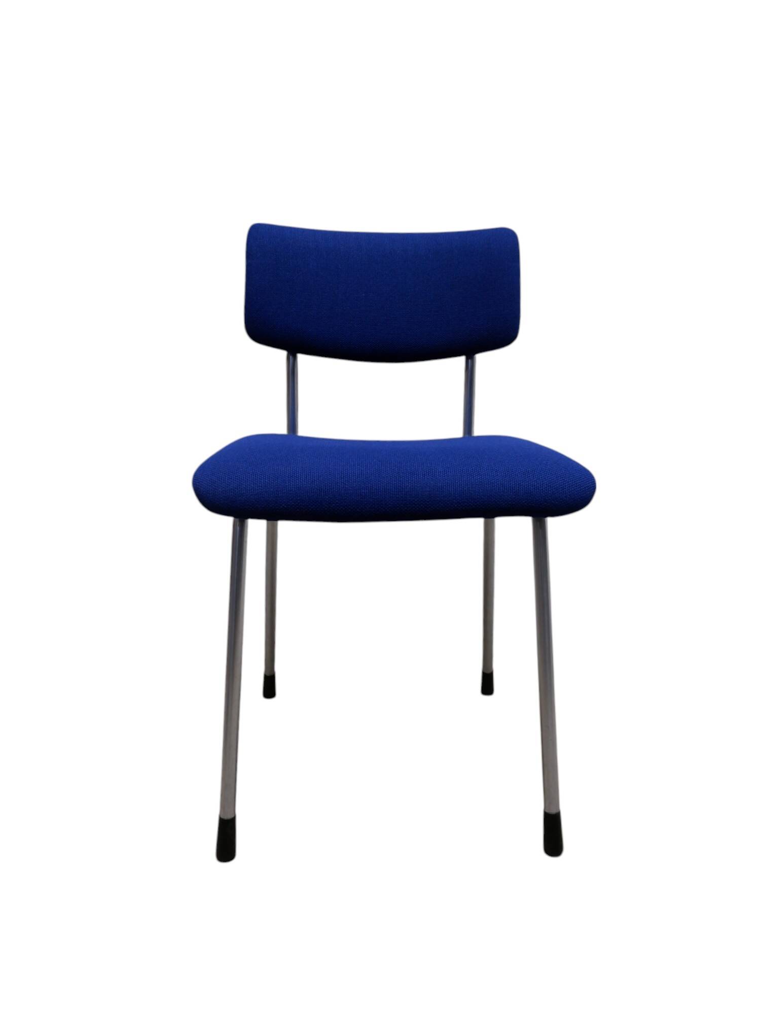Blue fabric Gispen chair 1231, 1960s