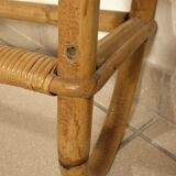 Head and footboard in rattan
