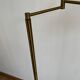 Brass reading floor lamp