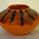 Ceramic vase signed CAMOS – Vallauris Beautiful glazed ceramic vase