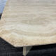 Table basse en travertin des années 70 Italy