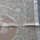 Vintage hand-embroidered tablecloth 131x133 cm