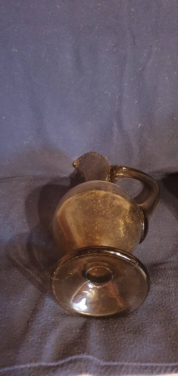 Blown glass carafe from Biot