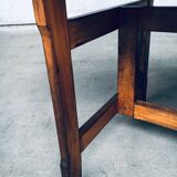 Patinated Wood Garden Table, 1970s