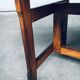 Patinated Wood Garden Table, 1970s