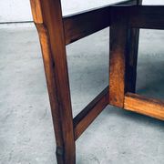 Patinated Wood Garden Table, 1970s