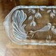 Antique glass cake dish