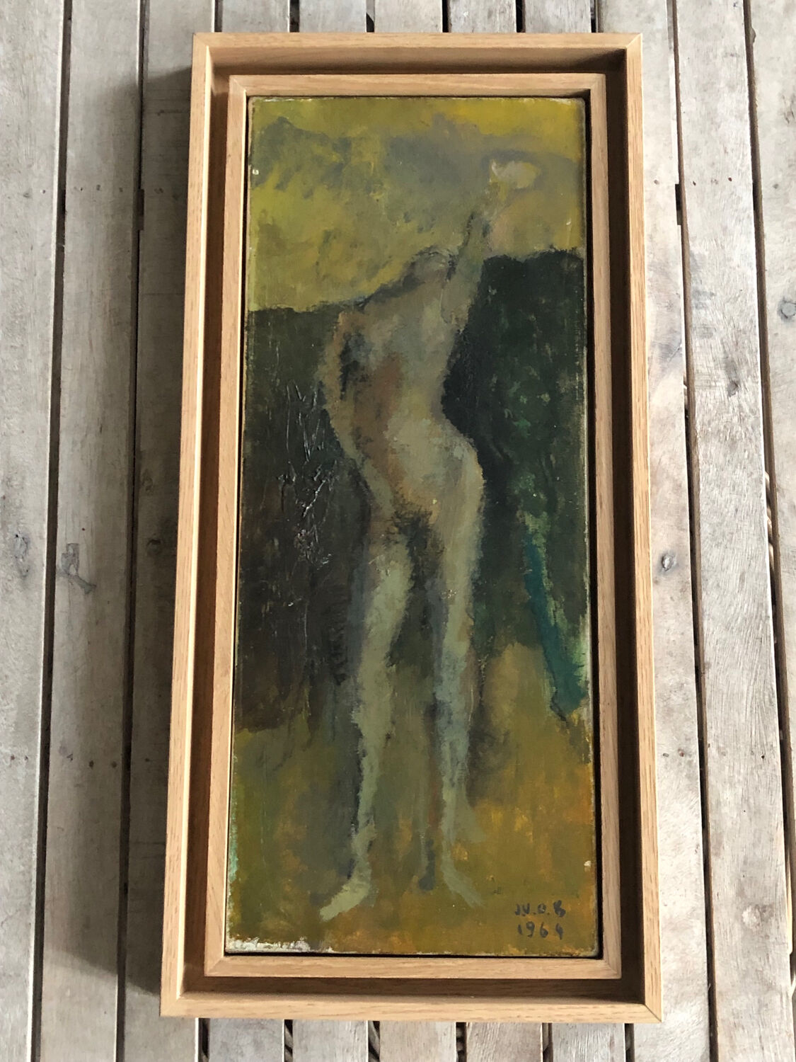 Oil on canvas signed Jacques Van Den Bussche