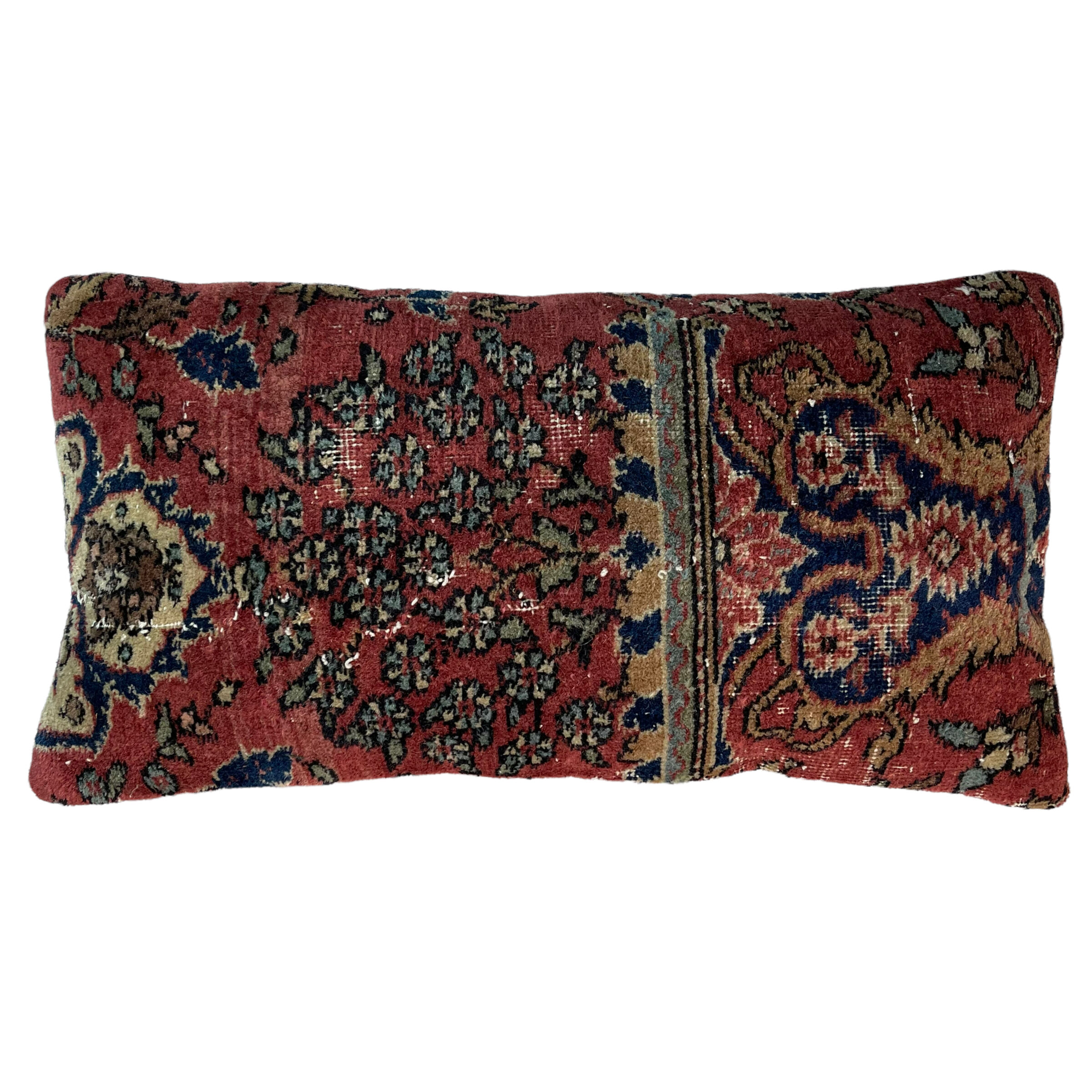 Vintage turkish handmade cushion cover, 30 x 60 cm