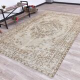56s Brown & Beige Classic Vintage Rug  195x305Cm