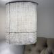 Old linen curtain suspension