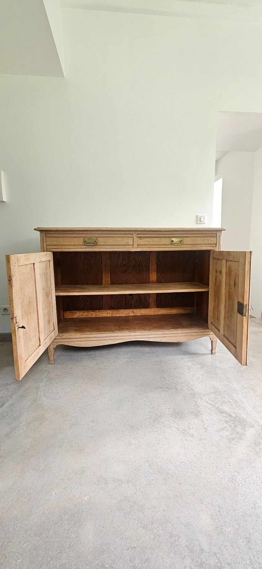 old school buffet Parisian furniture oak Art Deco