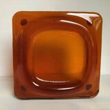 Square glass tray