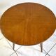 Round coffee table with compass legs 1970