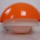 Space Age Orange & White Ceiling Lamp, Italy, 1970s