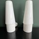 Pair of Scandinavian ceramic wall lights by Bernadotte