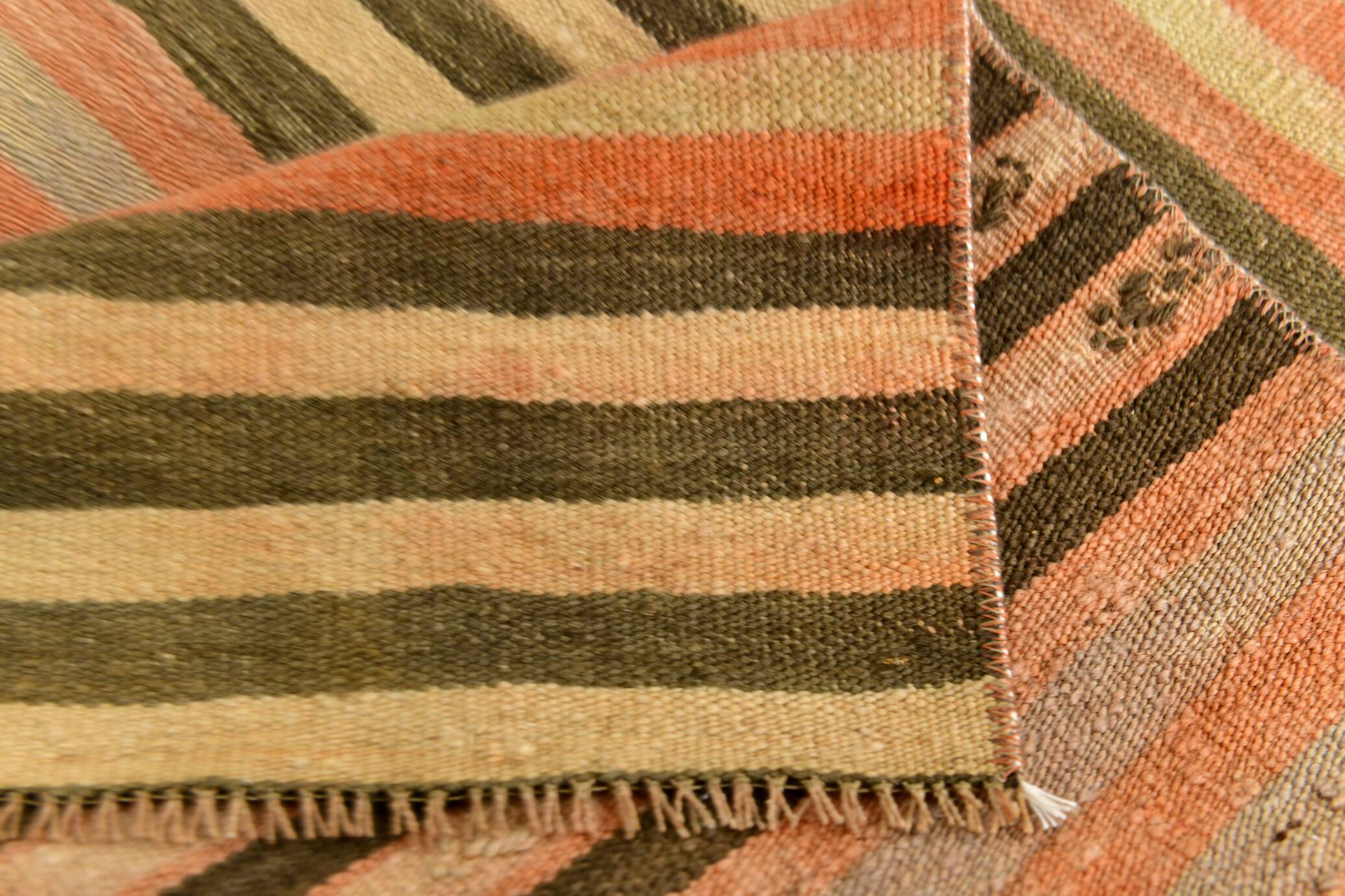 3x10 Rug For Hallway Vintage Kilim Runner Rug, 80x301Cm