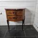 Curved chest of drawers in Louis XV style marquetry