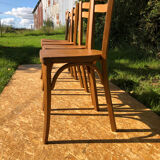 Set of 4 vintage chairs baumann