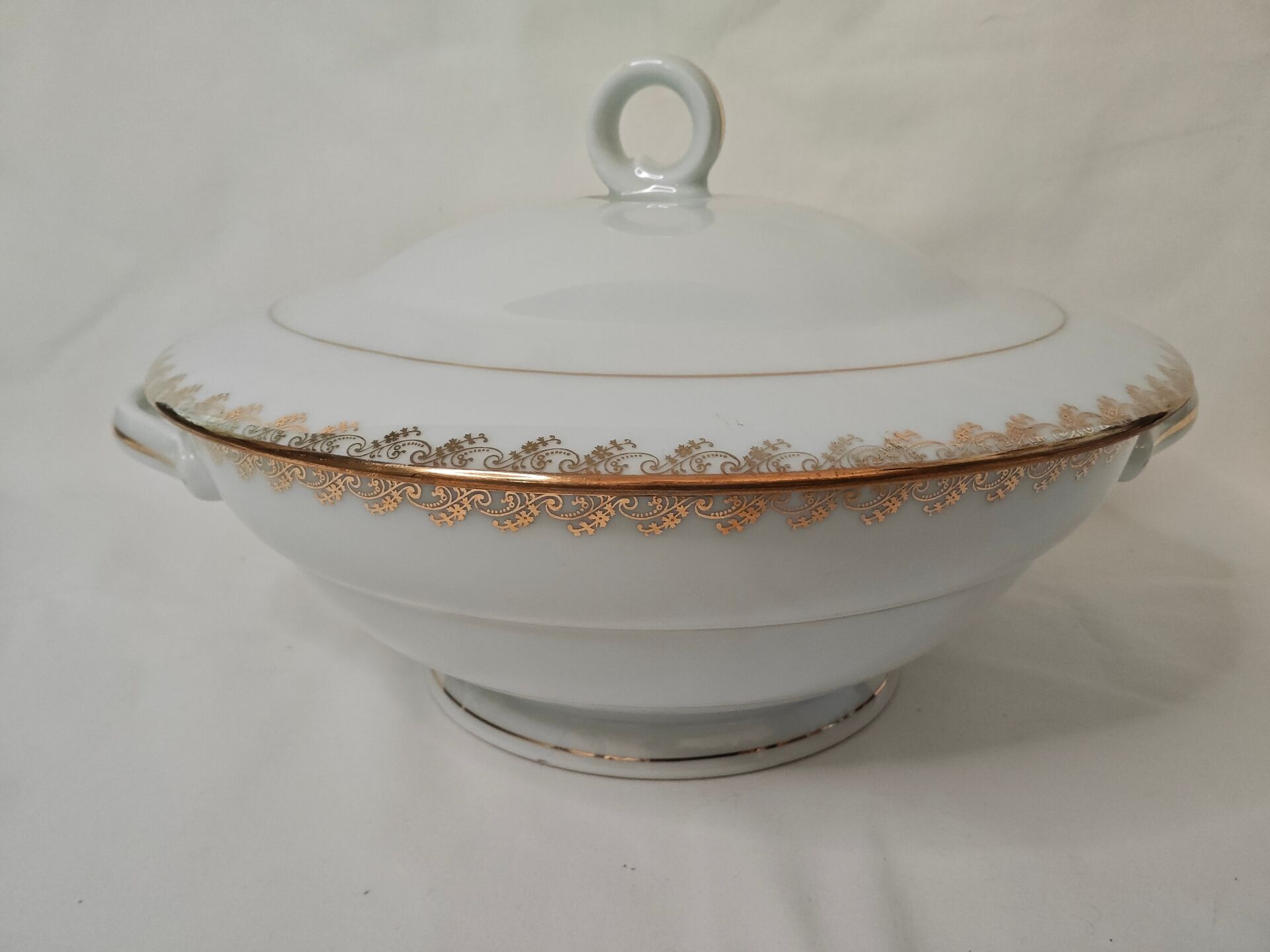 Limoges porcelain soup tureen