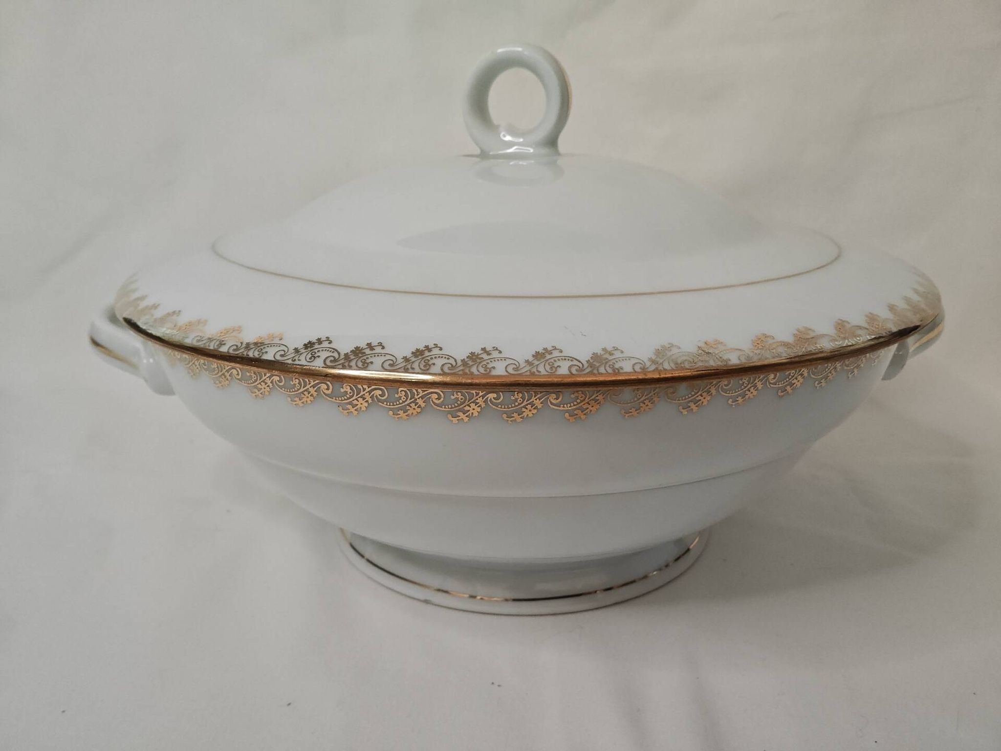 Limoges porcelain soup tureen