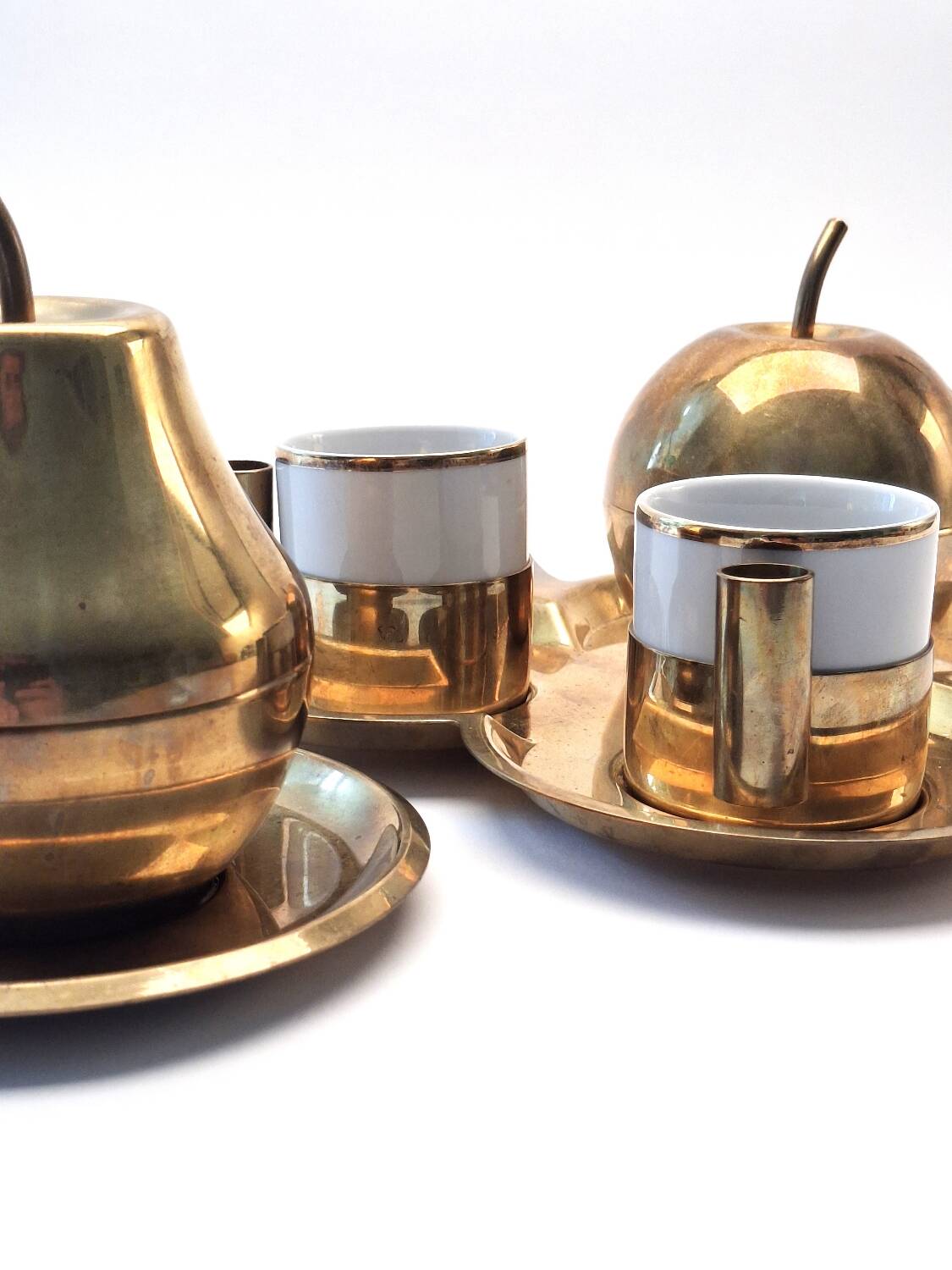 Elegant Vintage Coffee Set – Italian Art Deco, 1960s