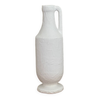 Paper mache style vase