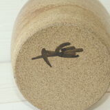 Vintage glazed stoneware jug bottle